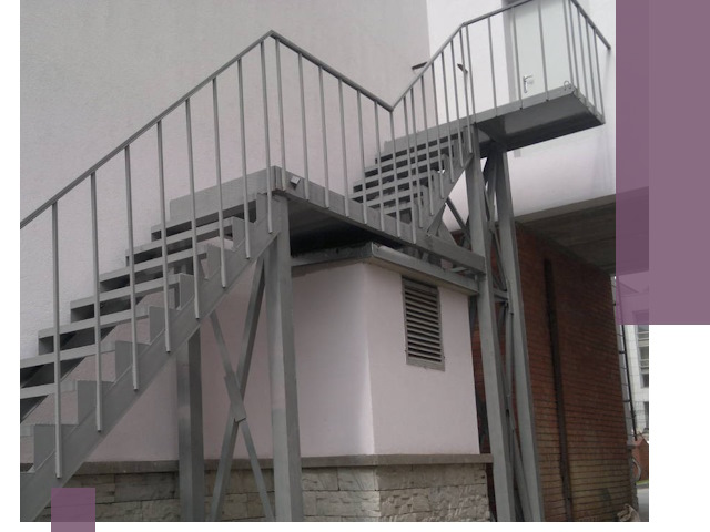 Монтаж пожарных лестниц под ключ в Удомле с гарантией качества