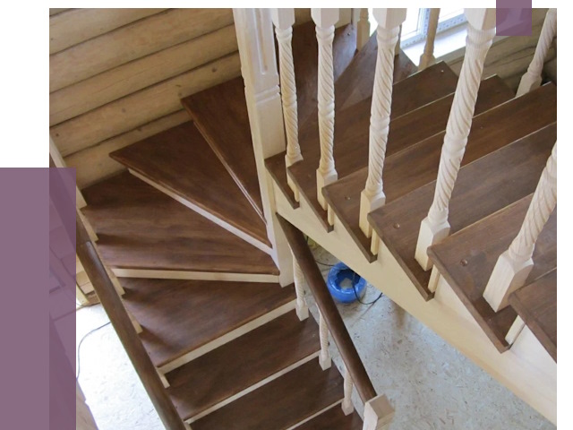 Реставрация деревянных лестниц в Удомле от 4363 руб.