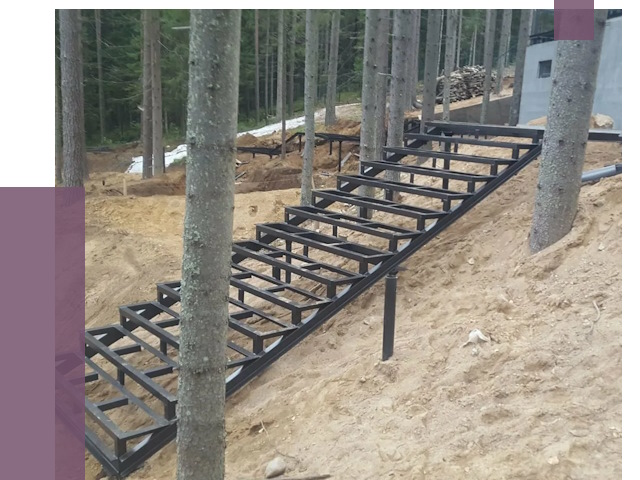 Монтаж металлических лестниц в Удомле от 13765 руб. 