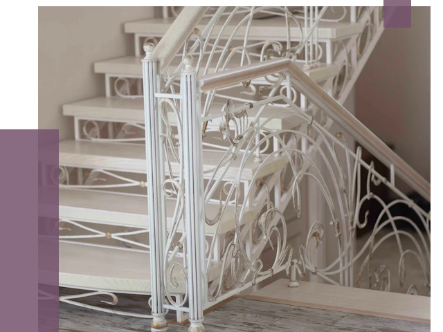 Изготовление кованых лестниц на заказ в Удомле от 88307 руб. | ПРОЛЁТ-Дмл