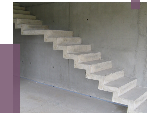 Бетонные лестницы в Удомле от 19220 руб. под ключ | ПРОЛЁТ-Дмл