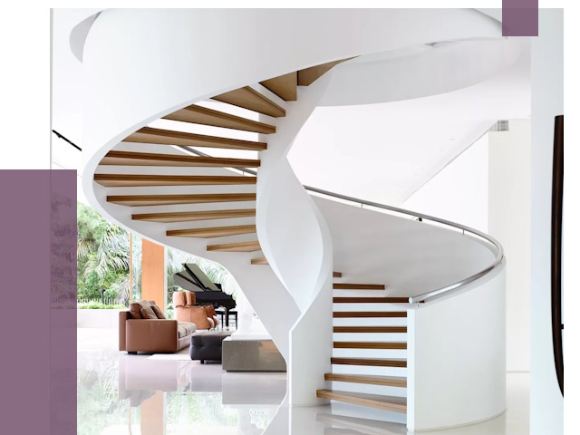 Винтовые лестницы в Удомле под ключ от 49348 руб. | ПРОЛЁТ-Дмл