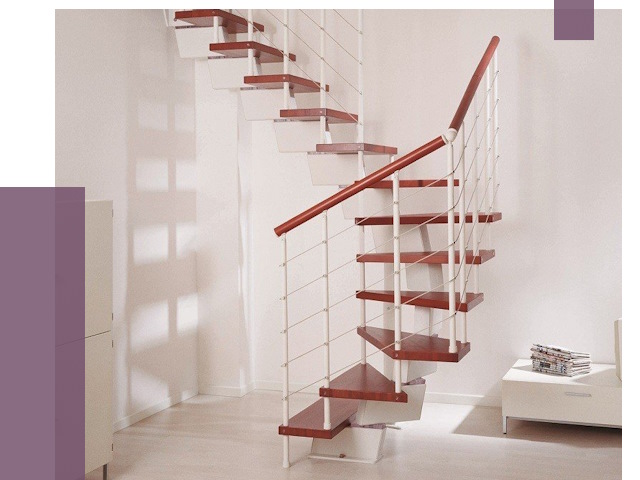 Изготовление лестниц на больцах в Удомле от 9870 руб. | ПРОЛЁТ-Дмл