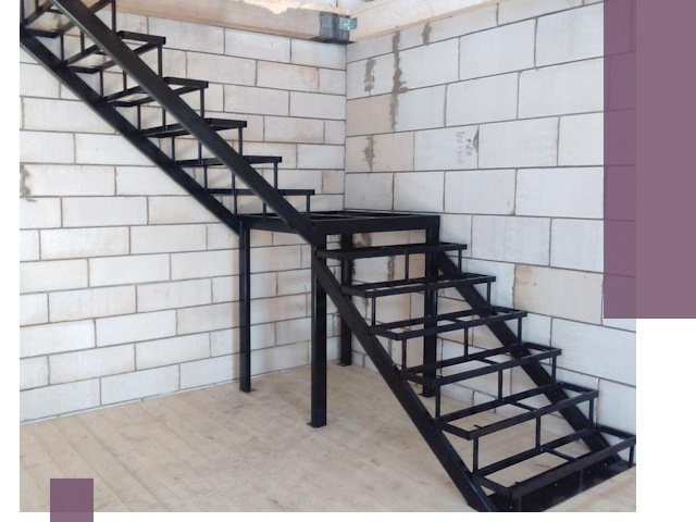 Лестницы на металлокаркасе под ключ в Удомле — изготовление и монтаж