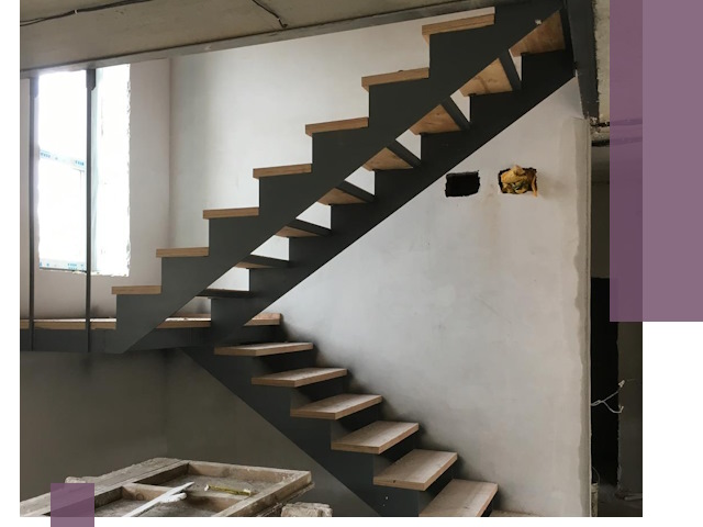 Изготовление лестниц на металлокаркасе в Удомле от производителя