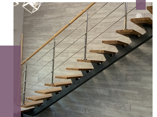 Изготовление лестниц на монокосоуре в Удомле от 77398 руб. 