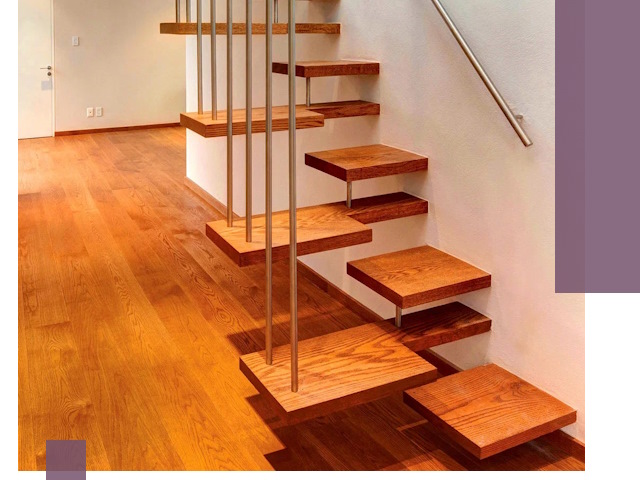 Лестницы «гусиный шаг» на заказ в Удомле для узких пространств