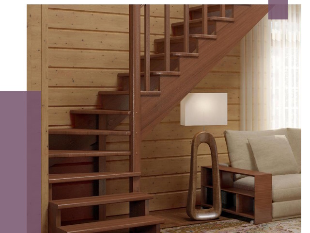 Лестницы эконом класса в Удомле от 18544 руб. бюджетные решения