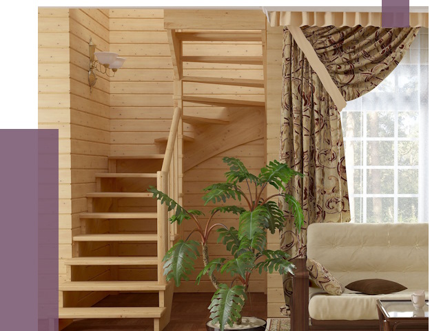 Лестницы для дачи в Удомле от 77138 руб.  | ПРОЛЁТ-Дмл