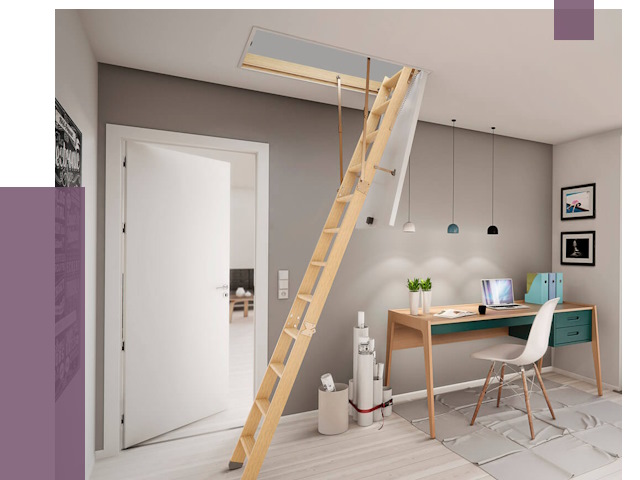 Чердачные лестницы в Удомле — от 14804 руб. | ПРОЛЁТ-Дмл