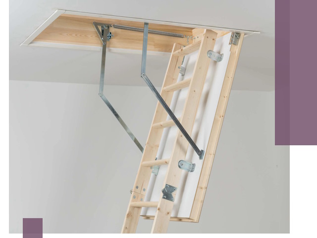 Установка чердачной лестницы под ключ в Удомле