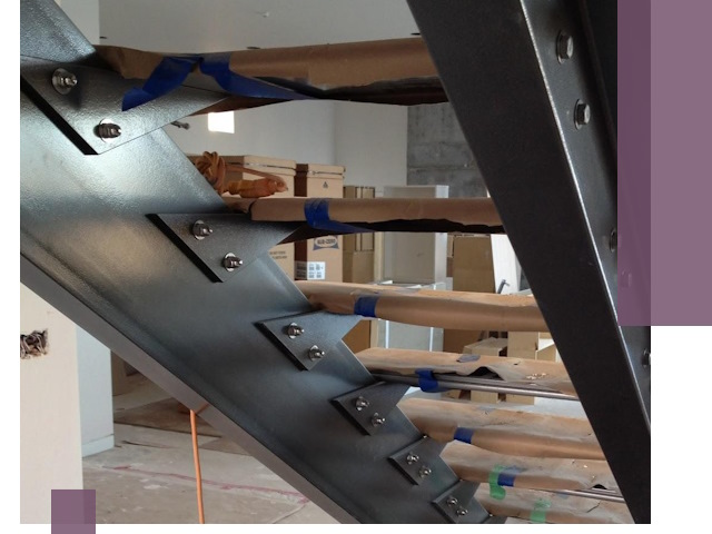 Усиление лестничных конструкций и усиление опор в Удомле