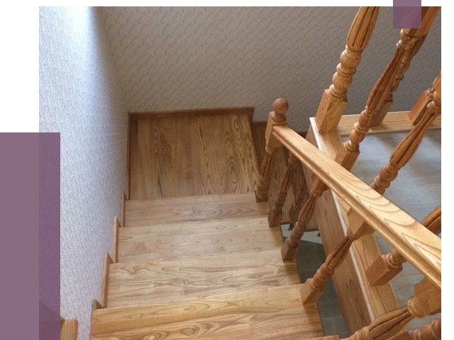 Сосновые лестницы в Удомле под ключ от 8207 руб.  | ПРОЛЁТ-Дмл