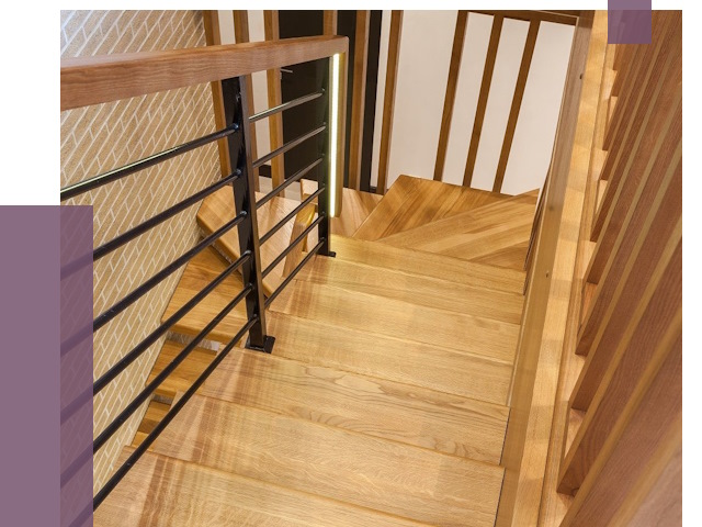 Лестницы из ясеня в Удомле под ключ от 10181 руб. 