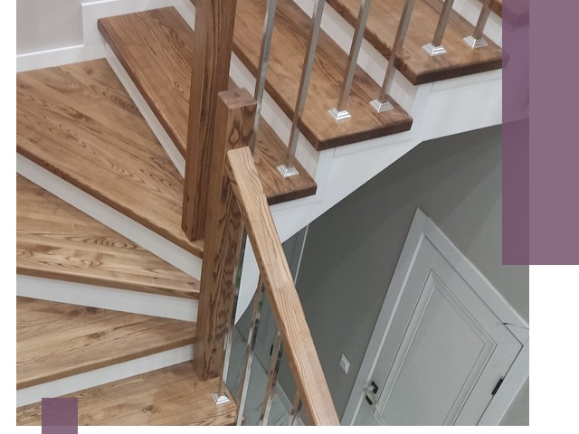 Обшивка металлических лестниц под ключ в Удомле