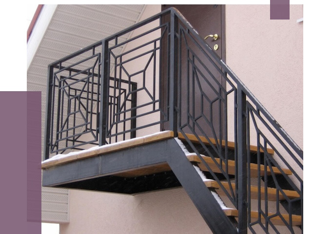 Металлические перила в Удомле от 4363 руб.  | ПРОЛЁТ-Дмл