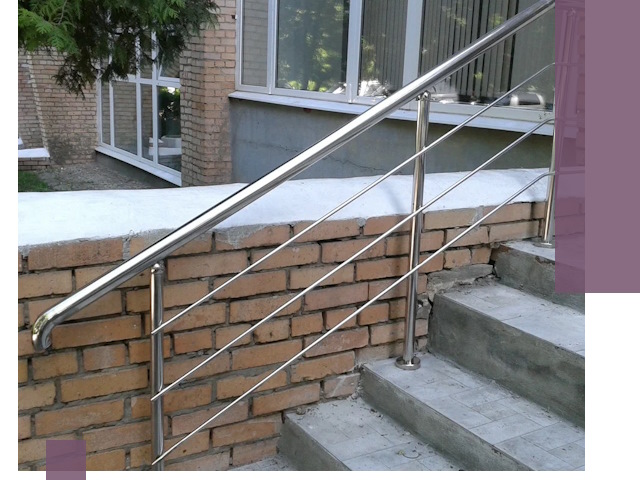 Перила из нержавеющей стали высокого качества в Удомле