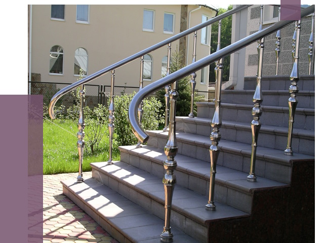 Перила для крыльца в Удомле от 10908 руб. — монтаж ПРОЛЁТ-Дмл