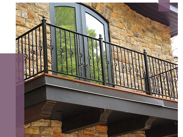 Балконные ограждения в Удомле от 8155 руб. — купить | ПРОЛЁТ-Дмл