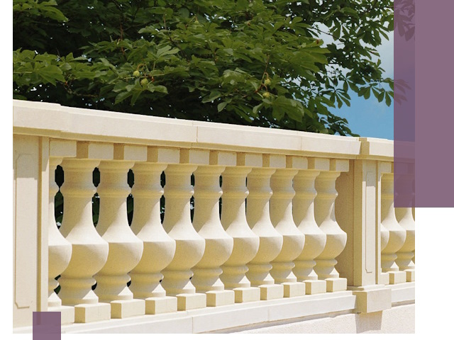 Установка балюстрады в Удомле: изготовление и монтаж под ключ