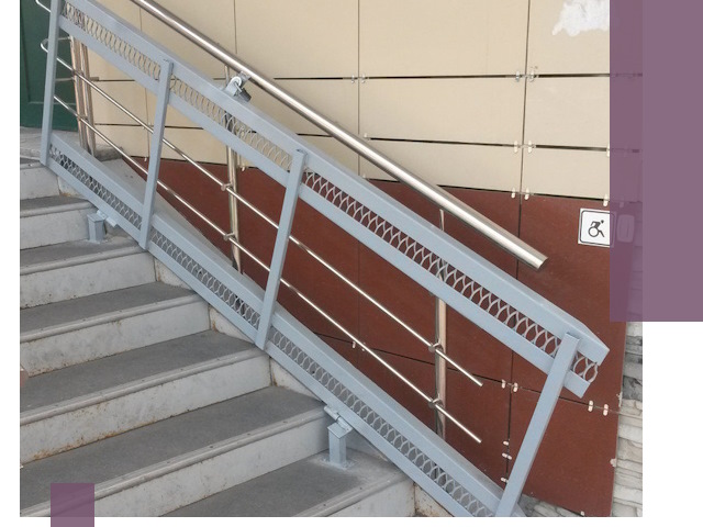 Изготовление откидных пандусов под ключ в Удомле