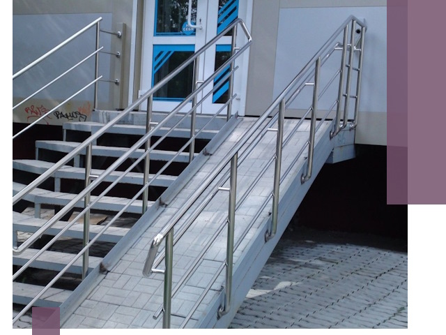 Пандус на крыльцо под ключ в Удомле: монтаж и изготовление