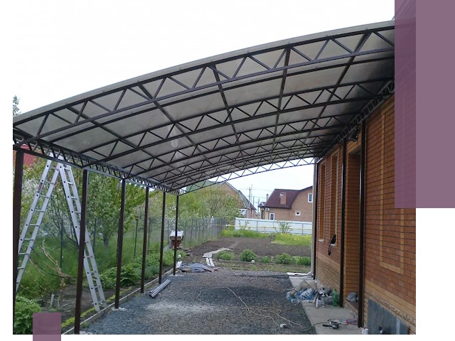 Профессиональный монтаж навесов под ключ в Удомле