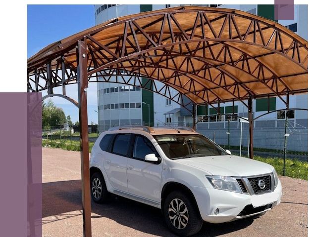 Недорогие навесы в Удомле от 43634 руб. | ПРОЛЁТ-Дмл