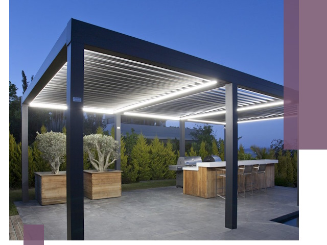 Навесы отдельно стоящие под ключ в Удомле из металла и поликарбоната