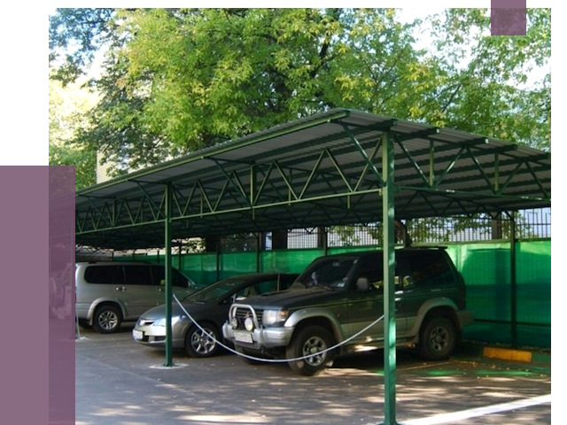 Навесы для парковки в Удомле от 81554 руб. заказать | ПРОЛЁТ-Дмл