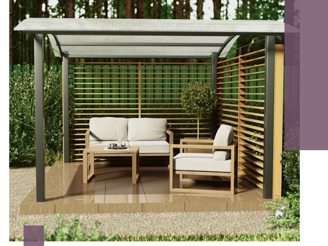 Навесы для дачи в Удомле: изготовление, монтаж и демонтаж