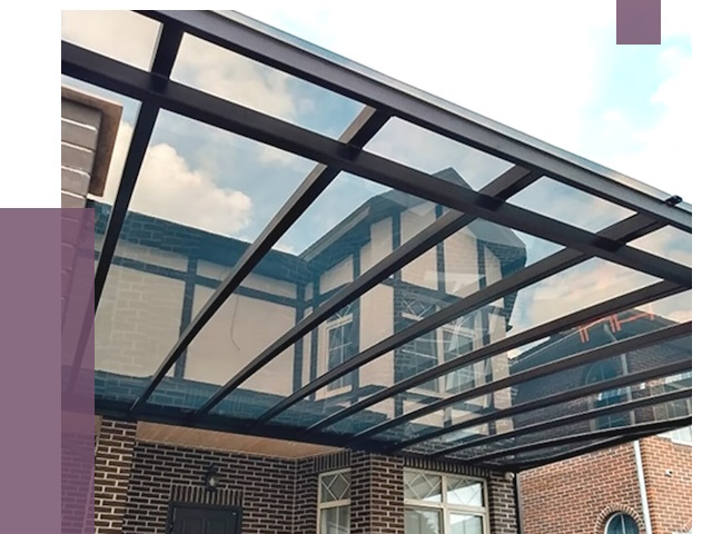 Навесы из поликарбоната в Удомле от 8748 руб. под ключ — ПРОЛЁТ-Дмл