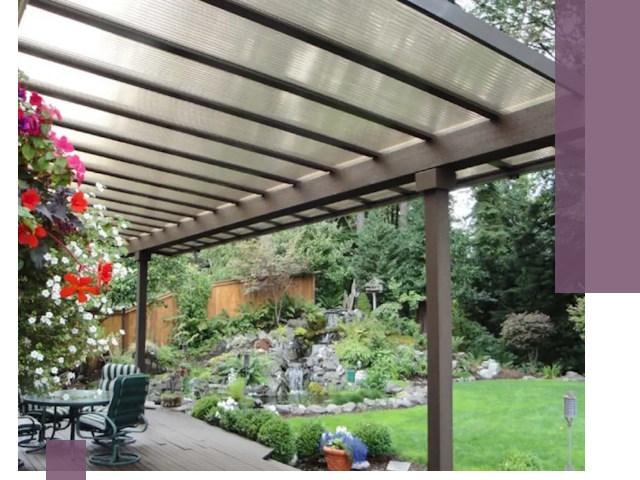 Навесы из поликарбоната под ключ в Удомле быстро и надёжно