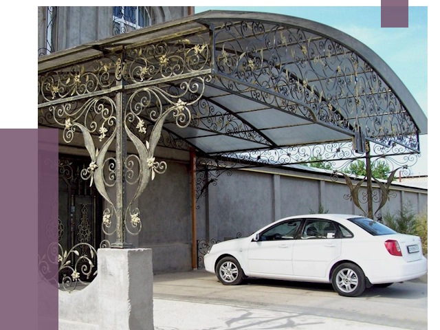 Кованые навесы в Удомле от 14804 руб. | ПРОЛЁТ-Дмл