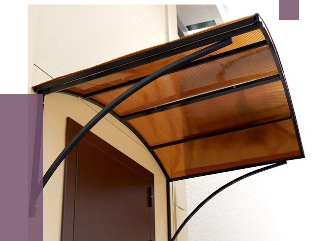 Недорогие козырьки в Удомле от 7709 руб.  | ПРОЛЁТ-Дмл