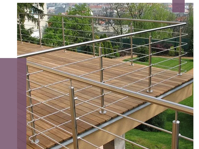 Алюминиевые парапеты в Удомле под ключ от 7896 руб. 