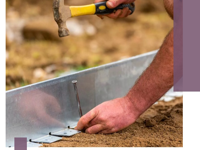 Монтаж металлических бордюров в Удомле быстро и качественно