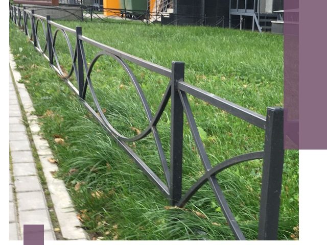 Газонные ограждения из металла в Удомле — монтаж и продажа