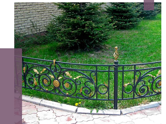 Кованые газонные ограждения в Удомле от 7740 руб. — ПРОЛЁТ-Дмл