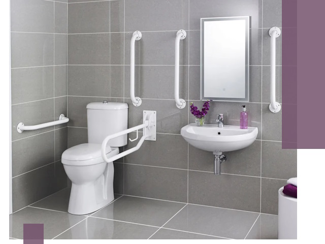 Поручни для санузлов в Удомле: установка, ремонт и монтаж