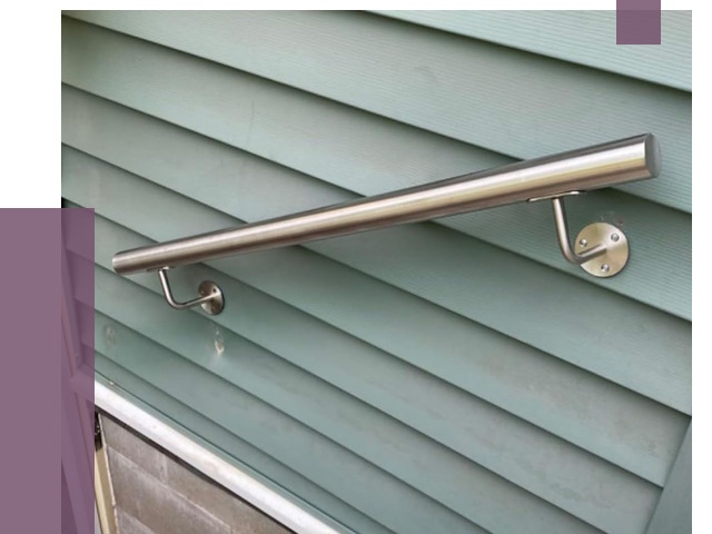 Поручни из нержавеющей стали в Удомле от 7792 руб.  | ПРОЛЁТ-Дмл